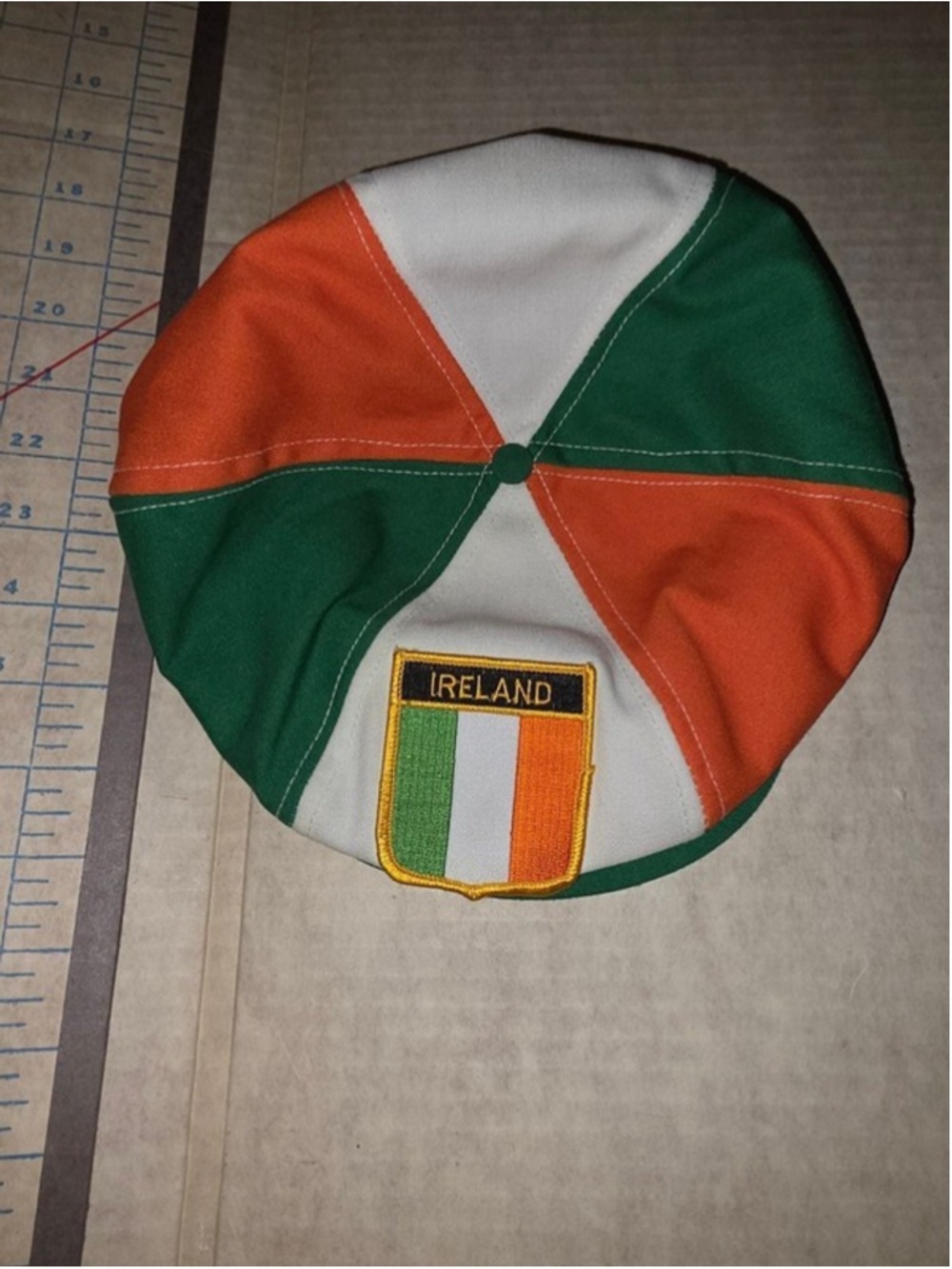 Ireland Patch & Colors Newsboy Snapback Vintage Made In USA w/union label!! EUC - Picture 7 of 10